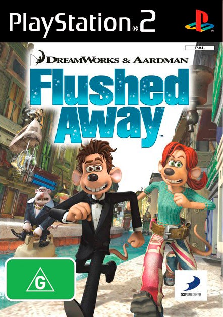 D3 Flushed Away Refurbished PS2 Playstation 2 Game